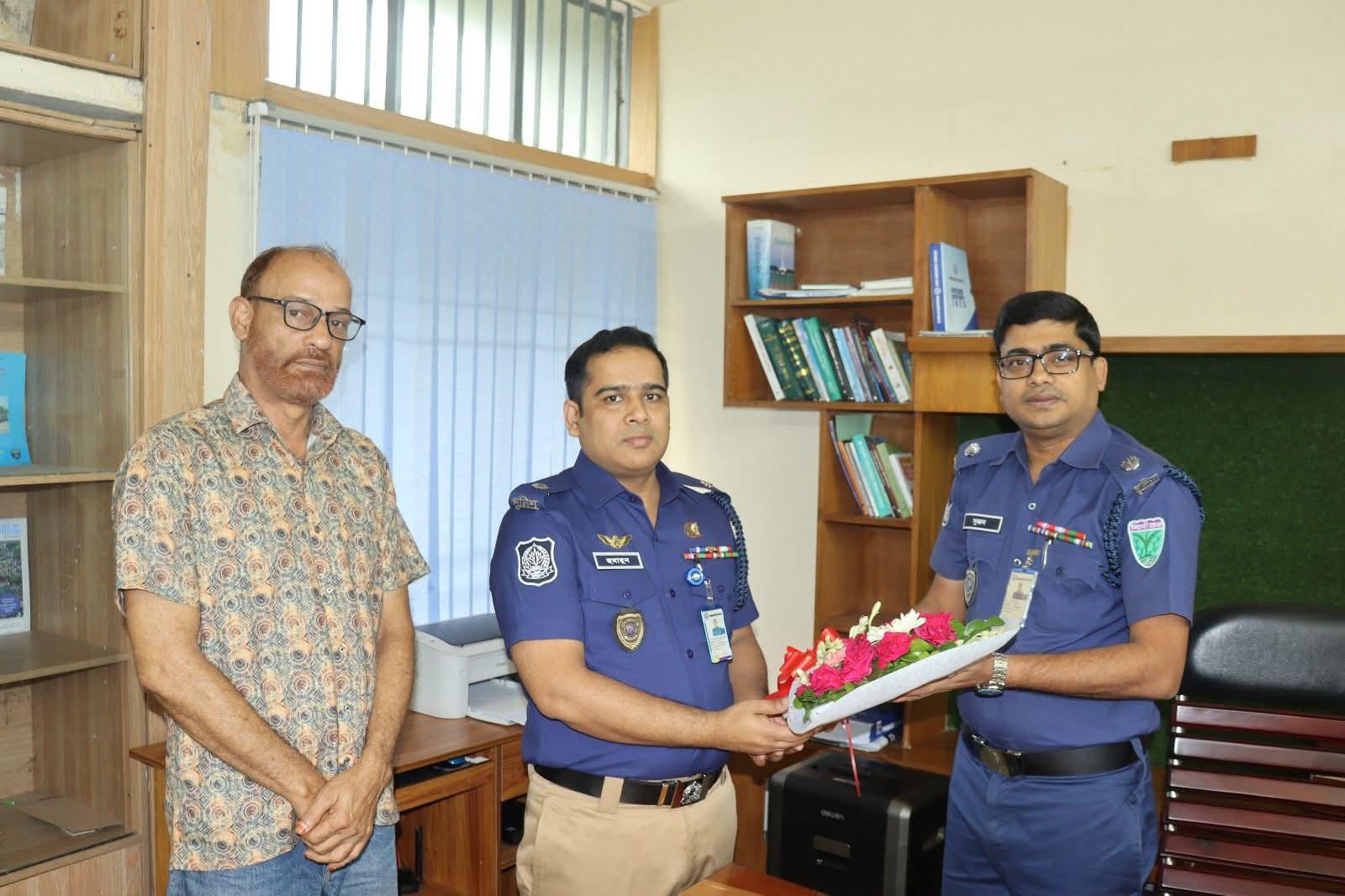 দিরাই সার্কেলে নতুন অতিরিক্ত পুলিশ সুপার হুমায়ুন কবিরের দায়িত্ব গ্রহণ